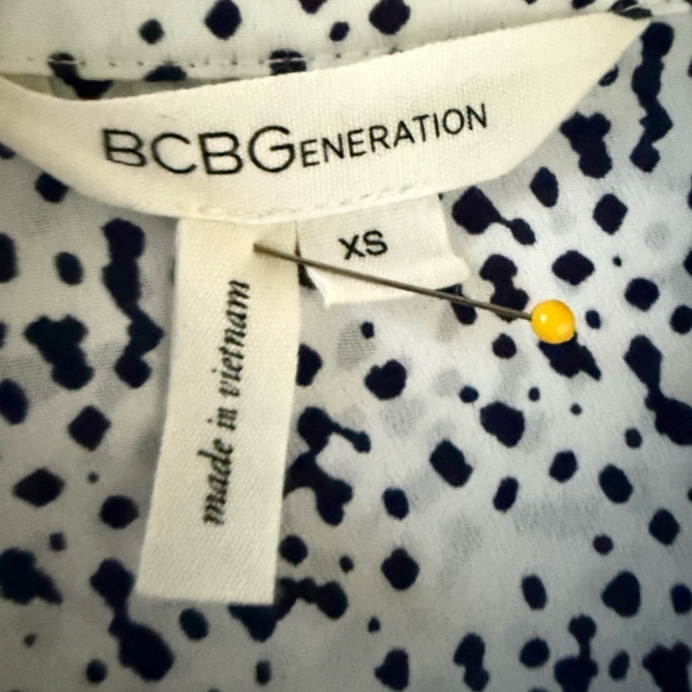 BCBGeneration Black and White Mini Dress - Picture 12 of 14